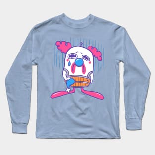 Sad Clown in a Barrel Long Sleeve T-Shirt